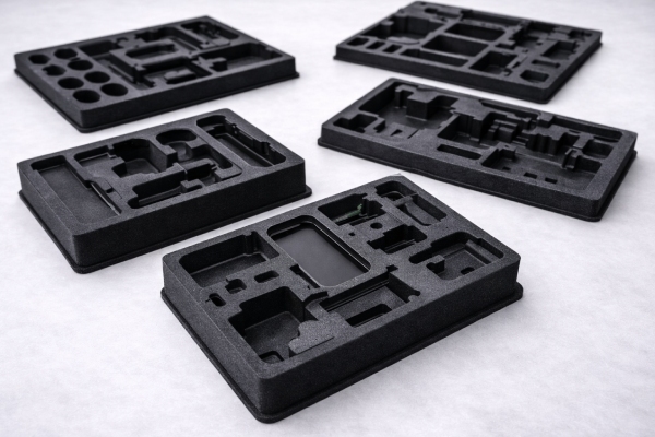 Gefräste Schaumstoffeinlagen für Verpackung oder Koffer