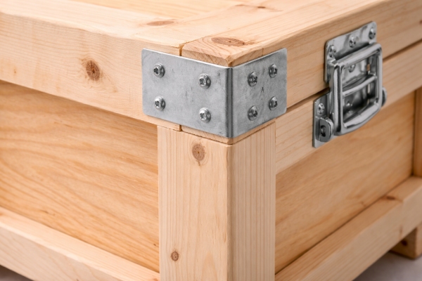 Holz Verpackung stabil konstruiert