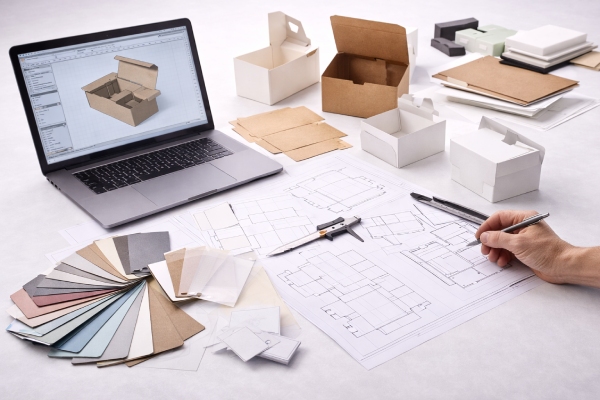 Verpackungsentwicklung für maßgeschneiderte Vepackung